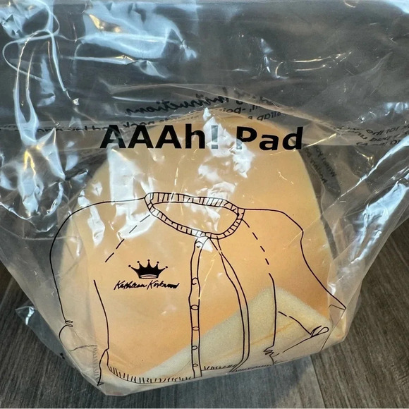 Kathleen Kirkwood VIntage AAAh! Shoulder Pads * New * Nude Foam - Picture 3 of 8